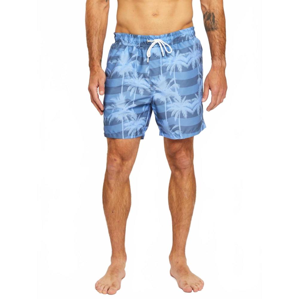 NEW SOL ANGELES men's palm waves swim short - plus in multi